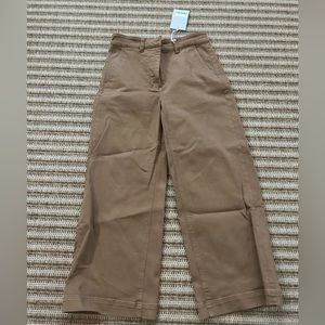 Everlane Wide Leg Crop Pant Ochre Size 6